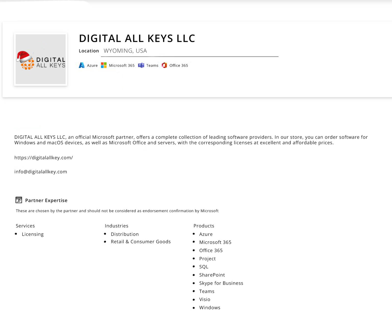 Digitalall key scaled e1774119979222 Certificato di Partnership Microsoft